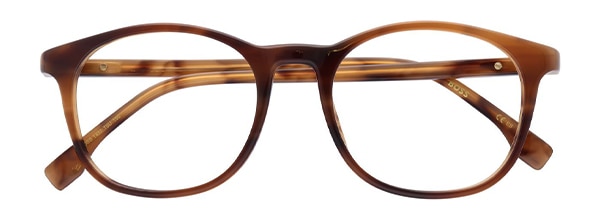 Round brown Hugo Boss frames