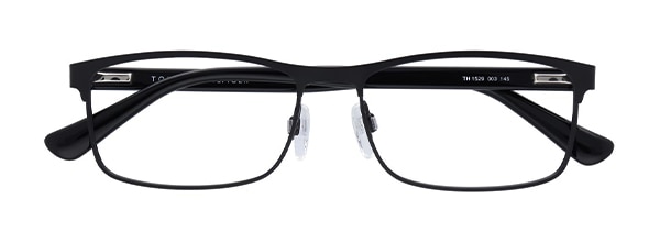 Black metal rectangular Tommy Hilfiger frames