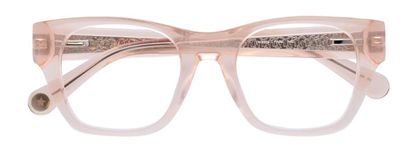 Pink chunky rectangular Tommy Hilfiger frames