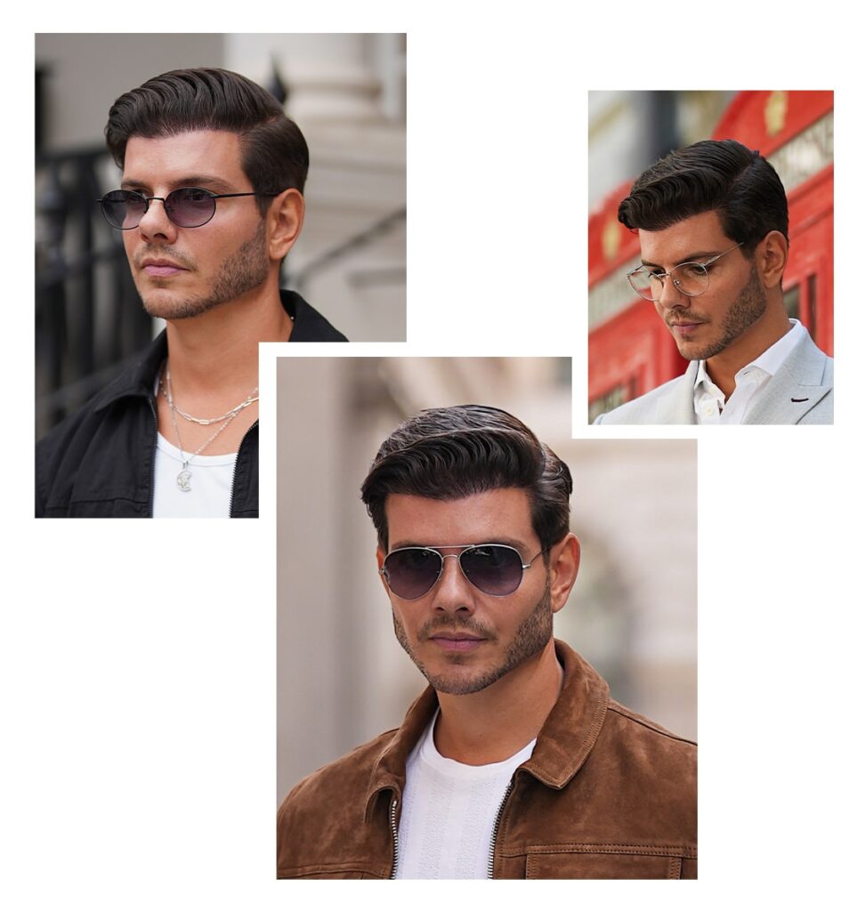 Daniel Marin wearing Glasses Direct Collection frames