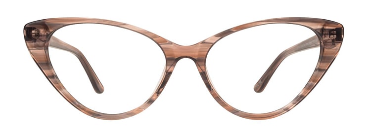 Brown textured cay-eye Aspire frame