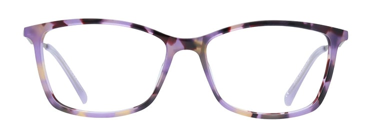 Purple tortoiseshell rectangular Scout frames