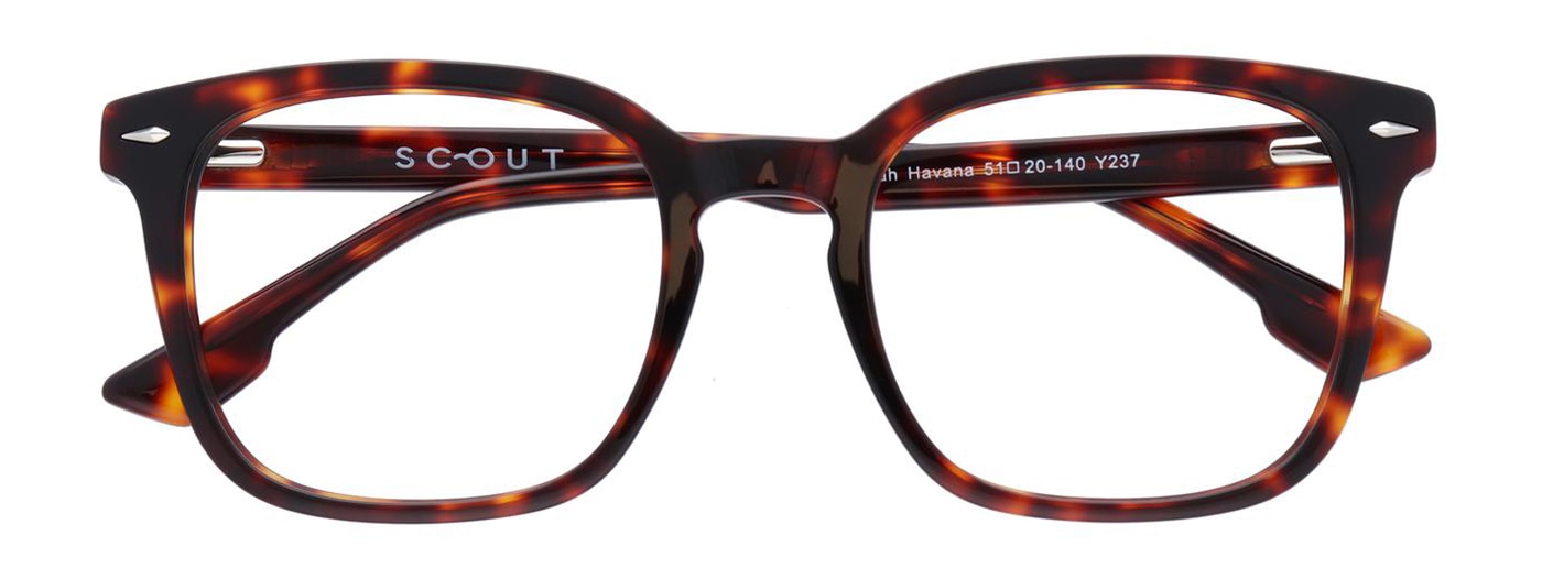 Rectangular tortoiseshell Scout frames
