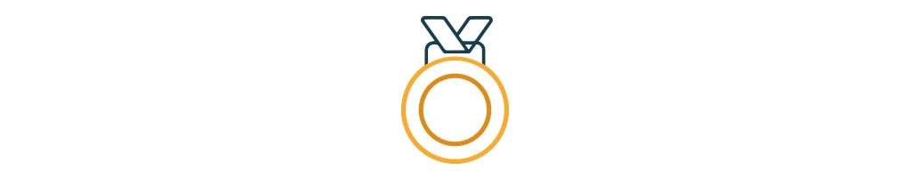 Gold medal icon