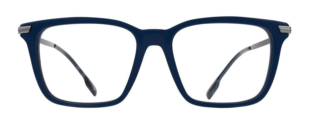 Blue, oversized, square Burberry frames