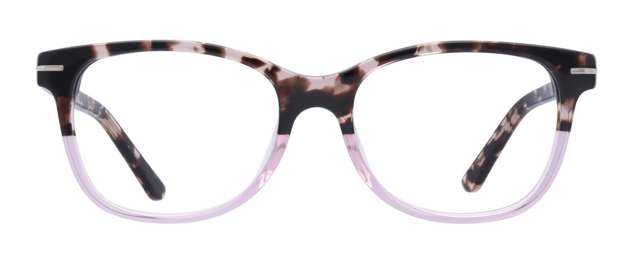 Ombre from brown tortoiseshell to pink, square Lipsy frames