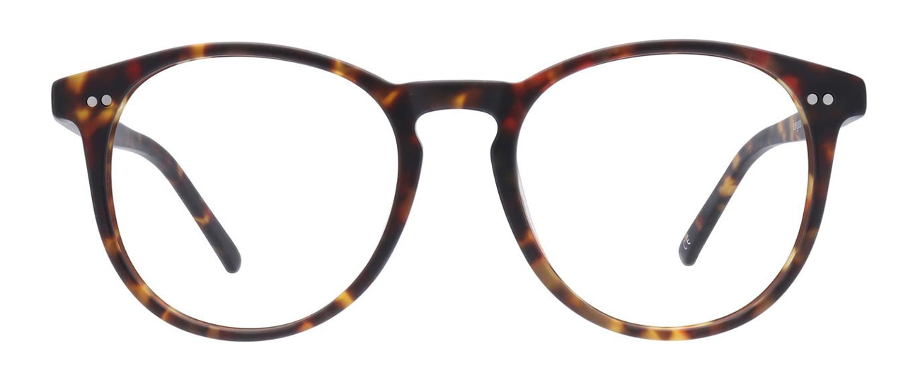 Round, tortoiseshell London Retro frames