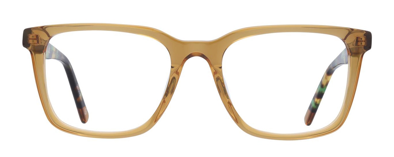 Square, dark beige Perri Kiely x London Retro frames