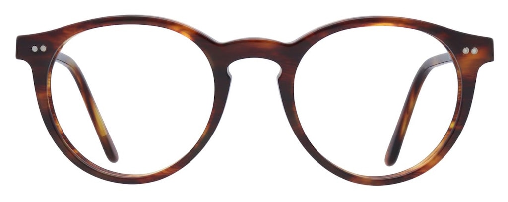 Round tortoiseshell glasses