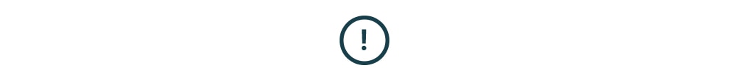 Exclamation icon.