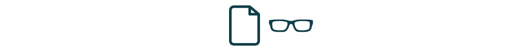 Non-prescription glasses icon. 