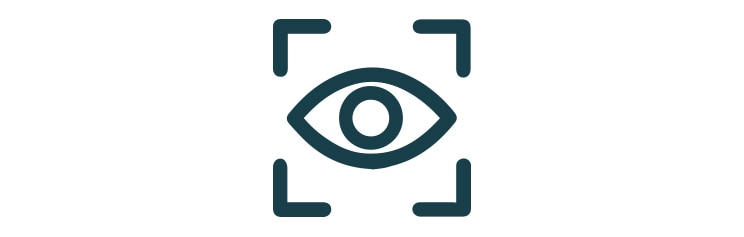 Qualified opticians icon. 