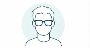 Round face icon.