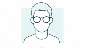 Square face icon.