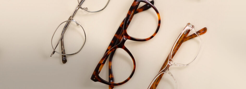 Tortoiseshell, clear, or metal glasses — which frame finish suits you? 