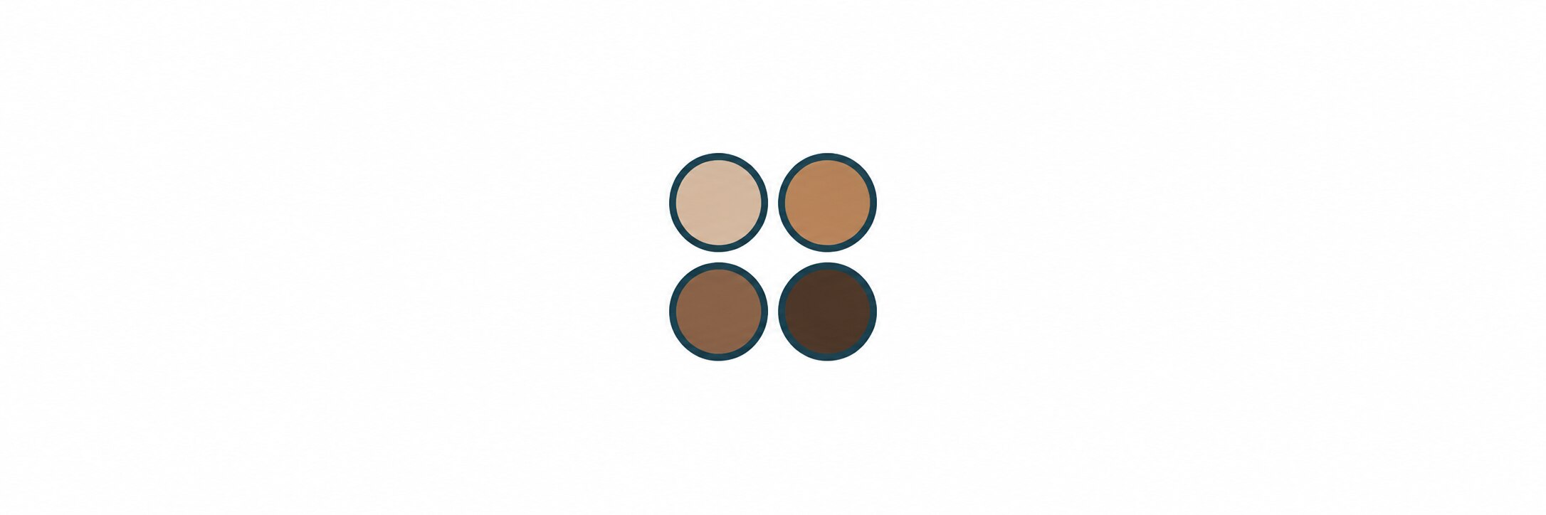 Skin colour icon. 