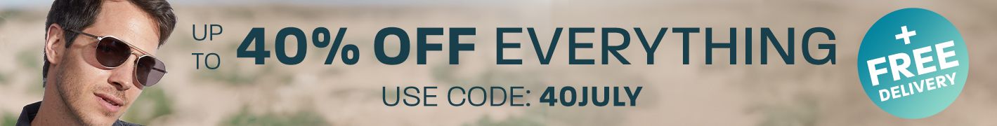 Up to 40% off everything + free delivery - use code: 40JULY