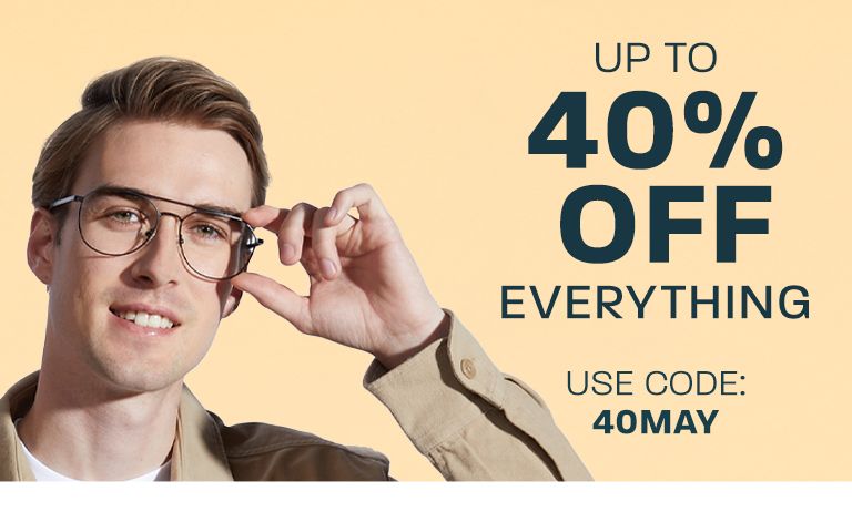 Up to 40% off everything with code: 40MAY