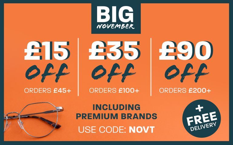 Big November: £15 off orders £45+, £35 off orders £100+, £90 off orders £200+ + free delivery. Includes Premium brands! Use code: NOVT