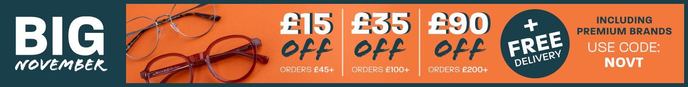Big November: £15 off orders £45+, £35 off orders £100+, £90 off orders £200+ + free delivery. Includes Premium brands! Use code: NOVT