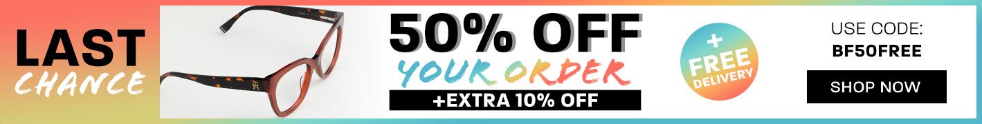 Last chance: 50% off your order + extra 10% off + free delivery - use code: BF50FREE