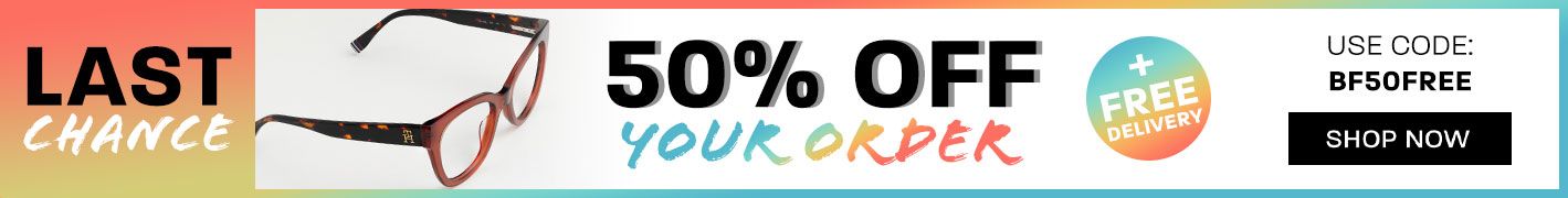 Last chance: 50% off your order + free delivery - use code: BF50FREE