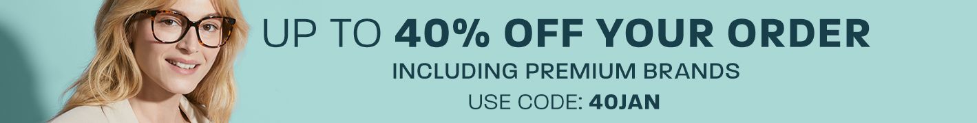 Up to 40% off your order (including Premium brands) - use code: 40JAN