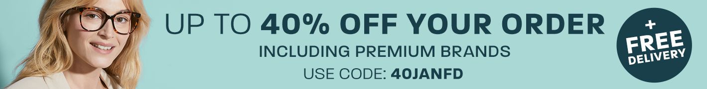 Up to 40% off your order (including Premium brands) + free delivery - use code: 40JANFD