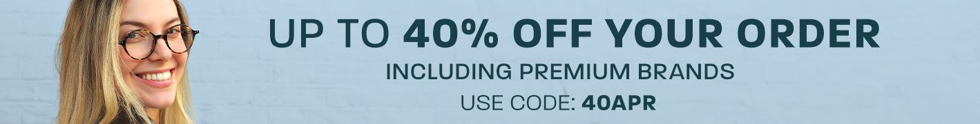 Up to 40% off your order (including premium brands) - use code: 40APR