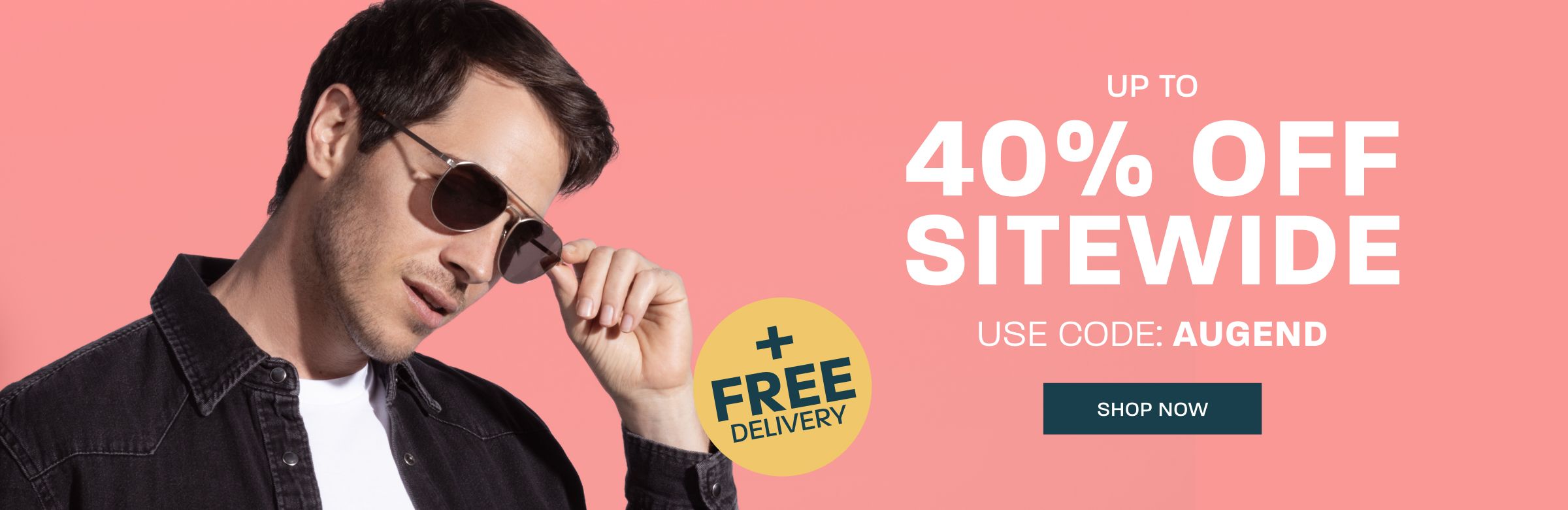 Up to 40% off sitewide + free delivery - use code: AUGEND