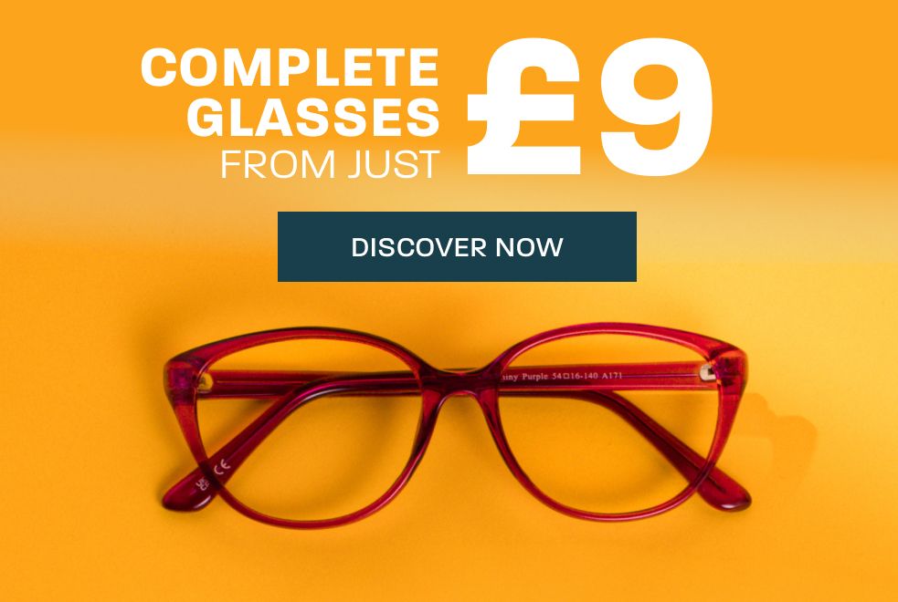 Complete glasses from just £9