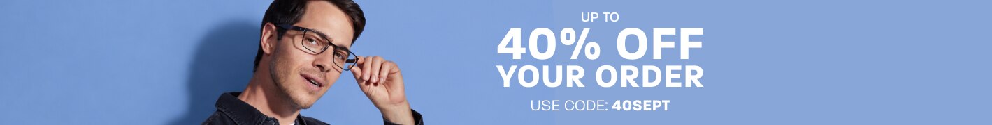 Up to 40% off your order - use code: 40SEPT