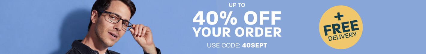 Up to 40% off your order + free delivery - use code: 40SEPT