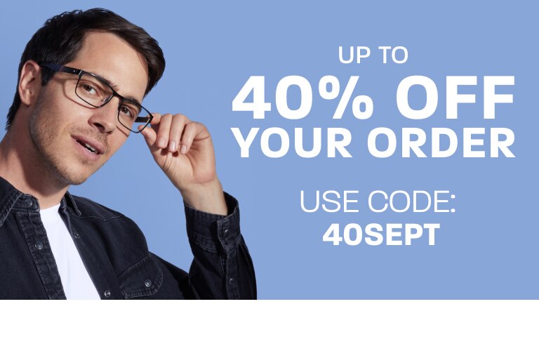 Up to 40% off your order - use code: 40SEPT