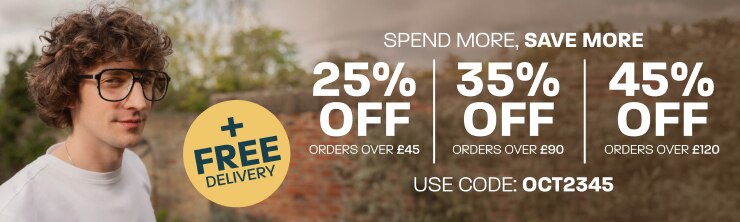 Spend more, save more: 25% off baskets over £45, 35% off baskets over £90, 45% off baskets over £120 + free delivery - use code: OCT2345