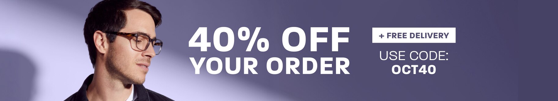 40% off your order + free delivery - use code: OCT40