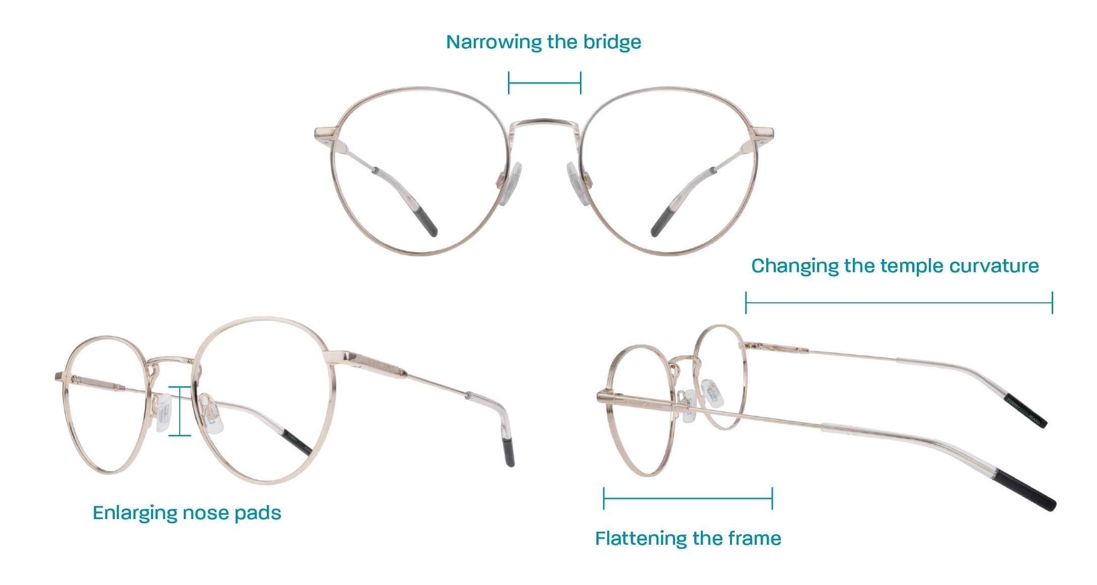 Glasses infographic