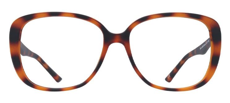 A large butterfly frame made out of havana acetate