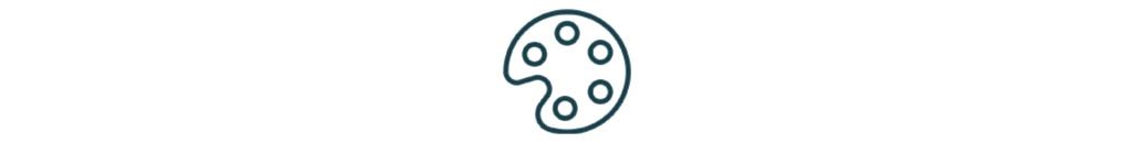 Paint palette icon.
