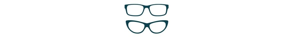 Icon depicting two pairs of glasses.
