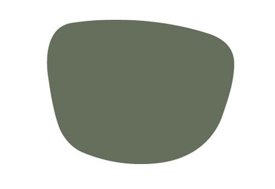 Green-tinted lens