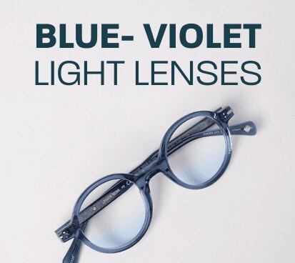 Blue-violet light lenses