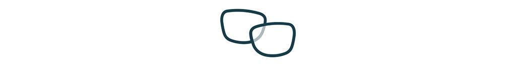 Dual lens icon.