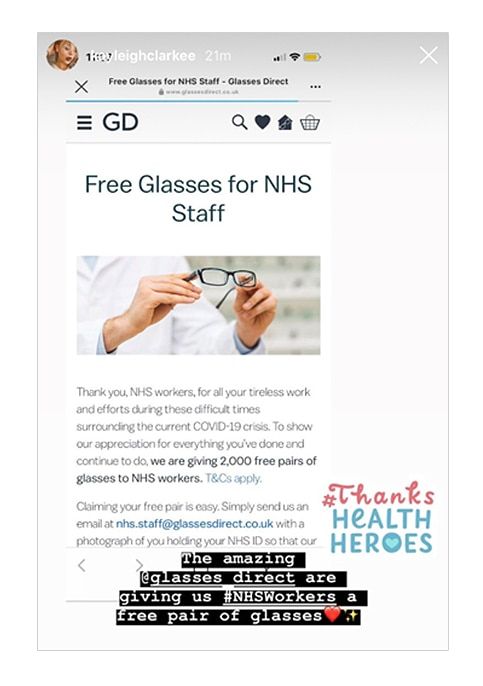 Screenshot of social media.