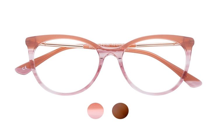 Pink tortoiseshell Cat-eye Scout: Made in Italy frames