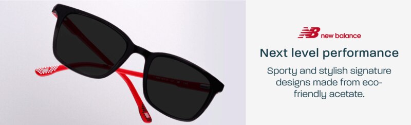 New Balance - next level performance. Sporty and stylish signature designs made from eco-friendly acetate.