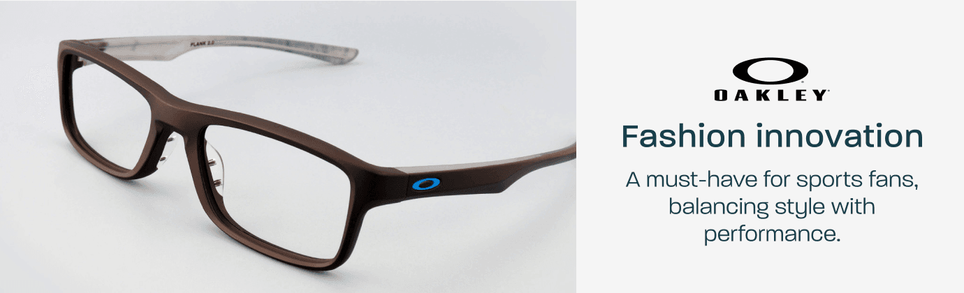 Oakley - fashion innovation. A must-have for sports fans, balancing style with performance.