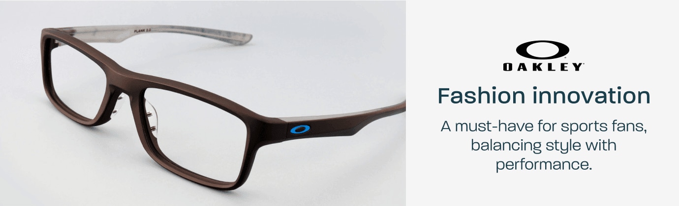 Oakley - fashion innovation. A must-have for sports fans, balancing style with performance.