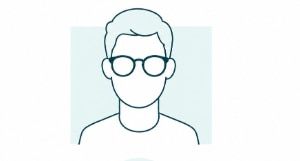 Square face icon.