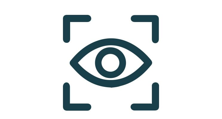 Eye health icon.